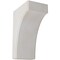 Ekena Millwork 5 1/4"W x 8"D x 12"H Clarksville Wood Vintage Decor Bracket, Chalk Dust White BKTWD05X08X12CVWH - alternate 1